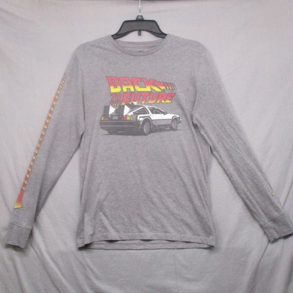 Old Navy Other - Old Navy Back To The Future Long Sleeve Shirt Gray Men Size | S